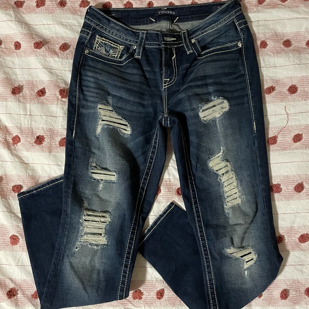 NWOT Vigoss Skinny Jeans Heritage Cut Size 30